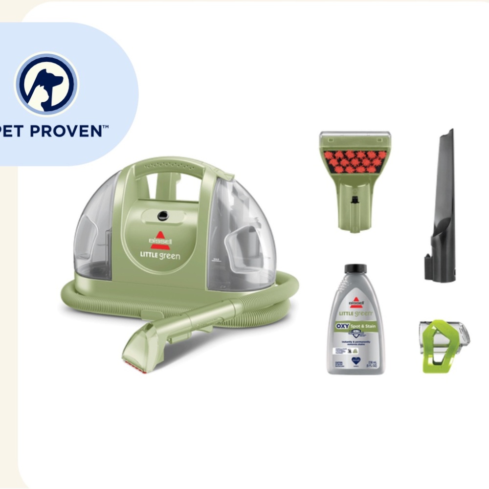 BISSELL Little Green Portable Carpet Cleaner unopened boxed with cleaner